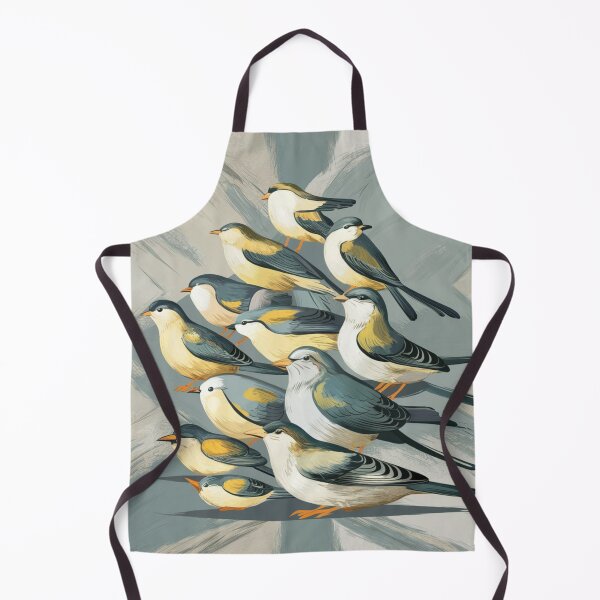 Item preview, Coastal Sandpiper Flock – Minimalist Seaside Bird Illustration designed and sold by WildStroke.