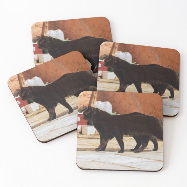 Item preview, Shadow Twins: Black Cats in Sync designed and sold by Kyma Collective.