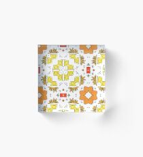 happy sketch icon texture Acrylic Block