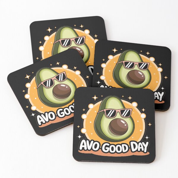Item preview, Avo Good Day - Funny Avocado Cartoon designed and sold by MrERNST.