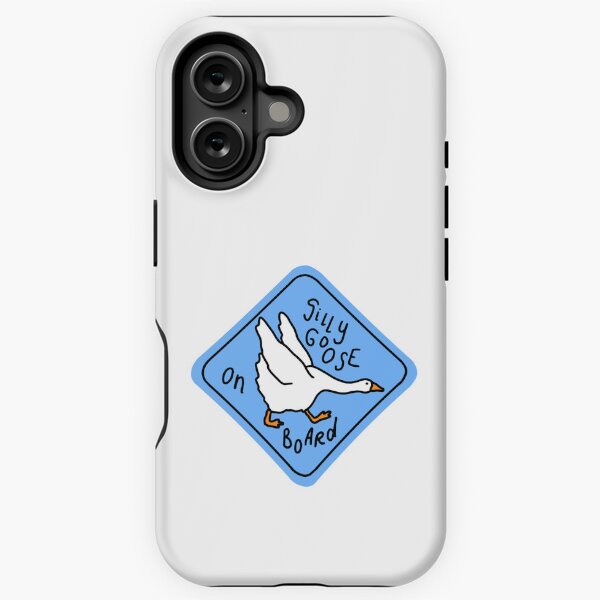 Aperçu de l'œuvre Oie idiote à bord bleu créée et vendue par Chanaika4.