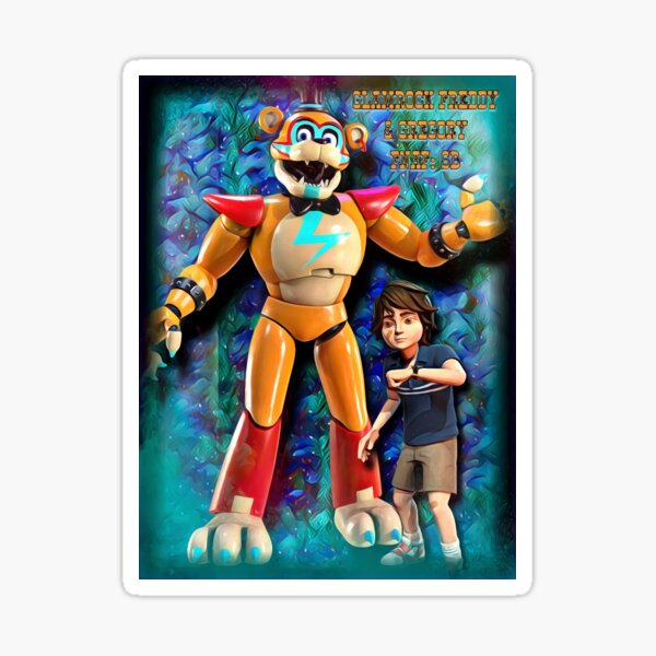 Artikel-Vorschau von FNAF: Sicherheitsverletzung – Glamrock Freddy & Gregory, designt und verkauft von BrHrocknroll.