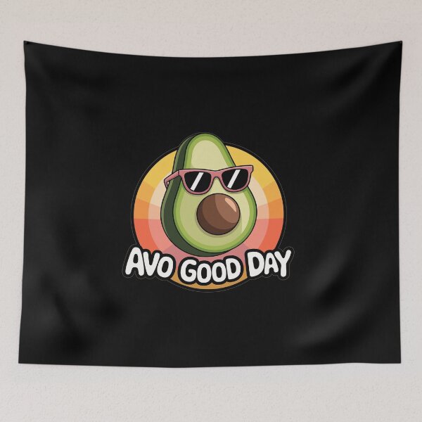 Item preview, Avo Good Day - Funny Avocado Cartoon designed and sold by MrERNST.