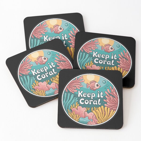 Item preview, Keep It Coral - Save Coral Reef, Sea Protection designed and sold by MrERNST.