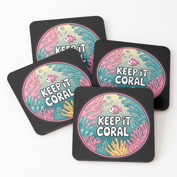Item preview, Keep It Coral - Save Coral Reef, Sea Protection designed and sold by MrERNST.