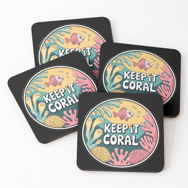 Item preview, Keep It Coral - Save Coral Reef, Sea Protection designed and sold by MrERNST.