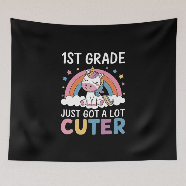 Item preview, First Grade Unicorn - Back to School Cute Unicorn Design - Rainbow 1st Grade Art designed and sold by love3617.