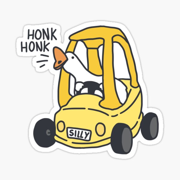 Artikel-Vorschau von Silly Goose Auto Gelb, designt und verkauft von Chanaika4.