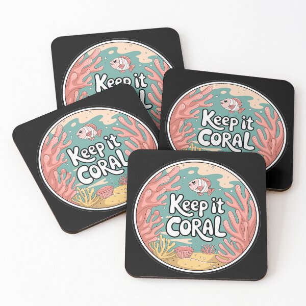 Item preview, Keep It Coral - Save Coral Reef, Sea Protection designed and sold by MrERNST.