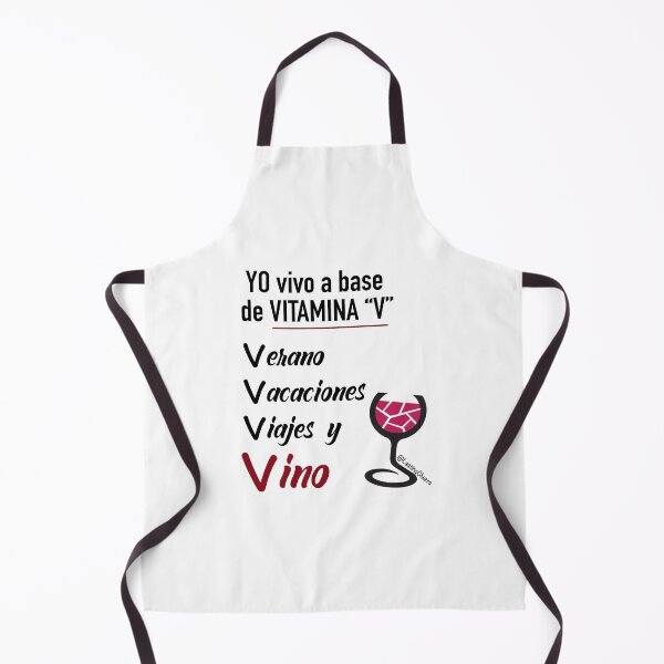 Item preview, Yo vivo a base de vitamina V - Verano,Vacaciones,Viajes y VINO designed and sold by Lasting Cheers .