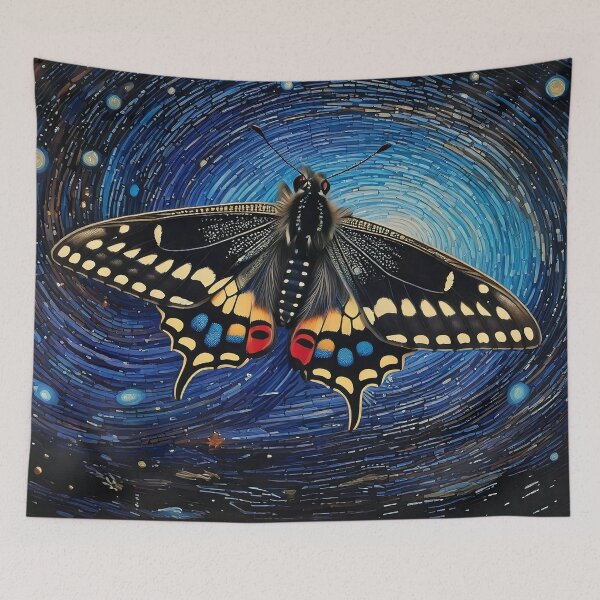 Item preview, Black Swallowtail Butterfly Starry Night designed and sold by EugeJ.