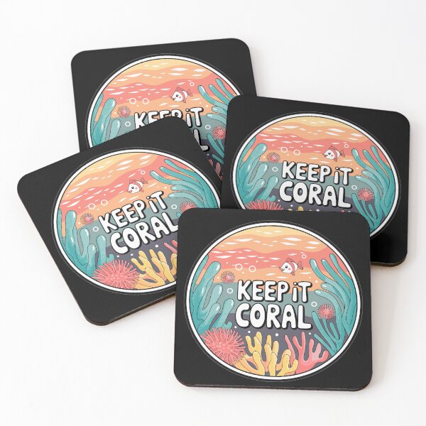 Item preview, Keep It Coral - Save Coral Reef, Sea Protection designed and sold by MrERNST.