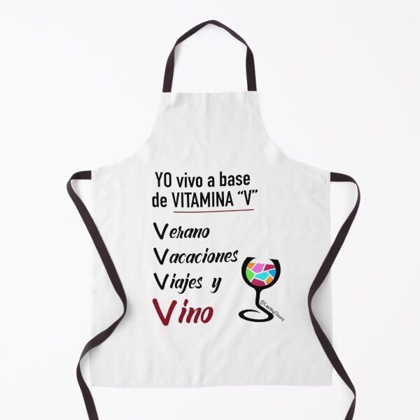 Item preview, Yo vivo a base de vitamina V - Verano,Vacaciones,Viajes y VINO (Color) designed and sold by Lasting Cheers .