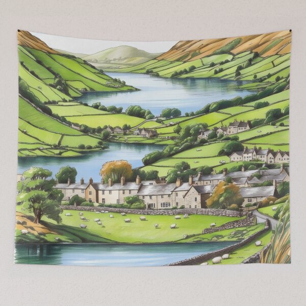 Aperçu de l'œuvre Croquis du Lake District créée et vendue par WildlifeInc.