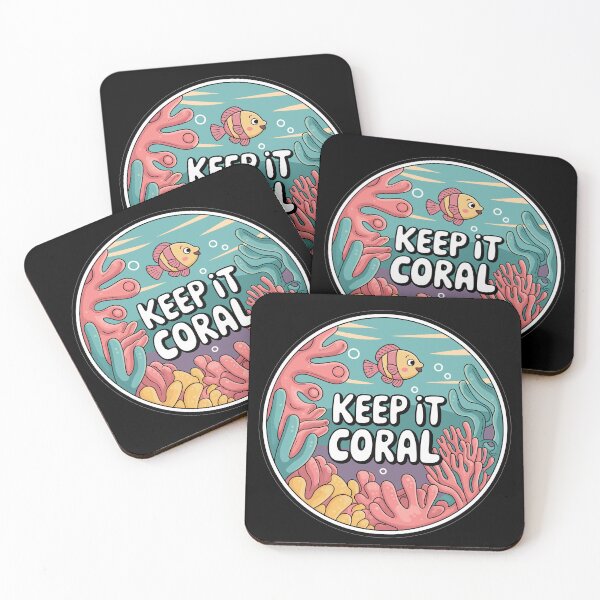 Item preview, Keep It Coral - Save Coral Reef, Sea Protection designed and sold by MrERNST.