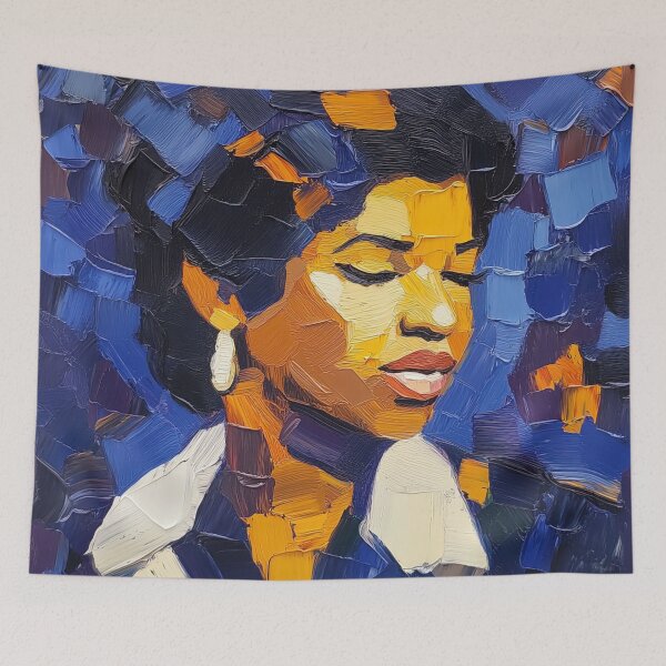 Item preview, Aretha Franklin | Post-impressionist painting style designed and sold by ComicsFactory.