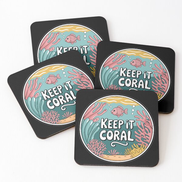 Item preview, Keep It Coral - Save Coral Reef, Sea Protection designed and sold by MrERNST.