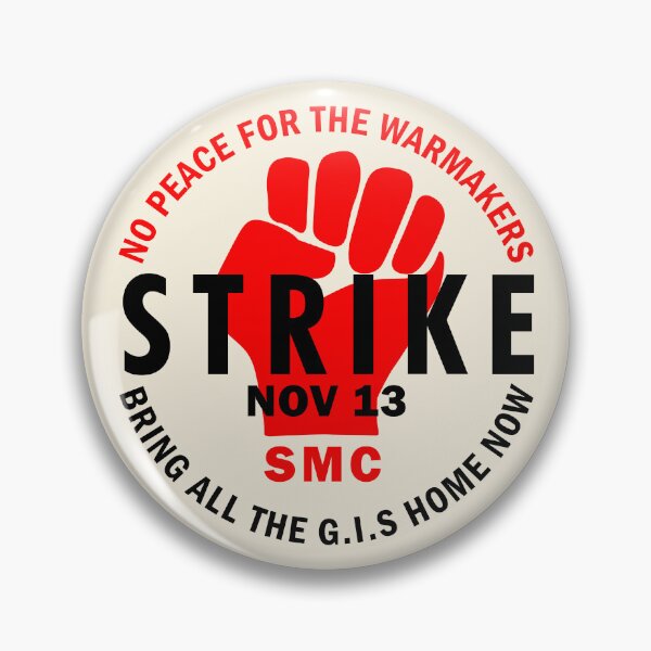 Item preview, Strike Anti Vietnam Vintage Badge designed and sold by Eat the Rich.