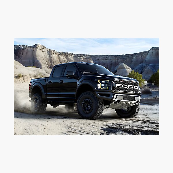 Item preview, Black Ford Raptor F-150 – Power, Performance & Prestige designed and sold by AutoPopStudio.