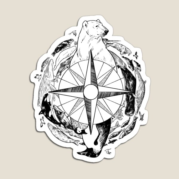 Polar Wildlife - North Up Magnet