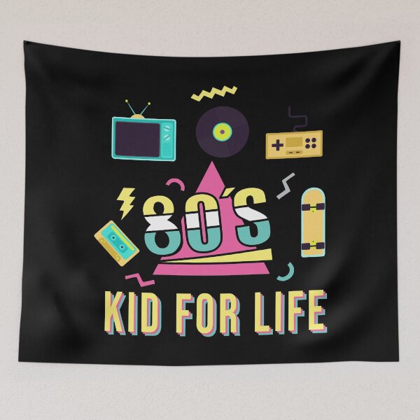 Item preview, Vintage Retro 80's Kid For Life 1980s Cool Eighties designed and sold by Blok45.