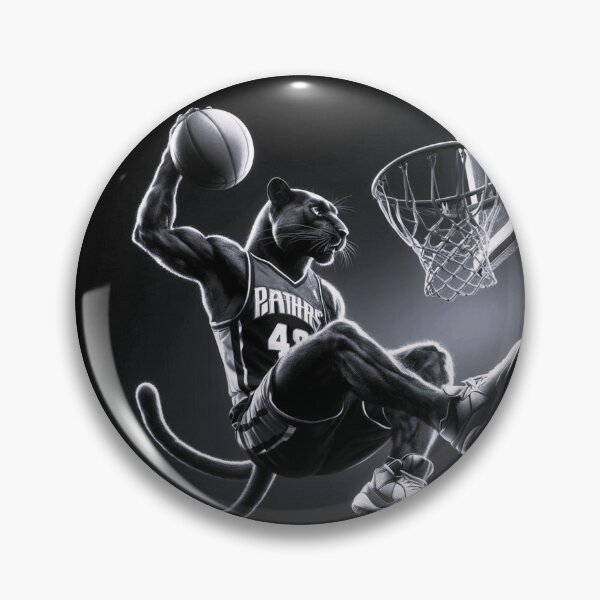 Item preview, black panther basketball playing designed and sold by Dogandesighn.