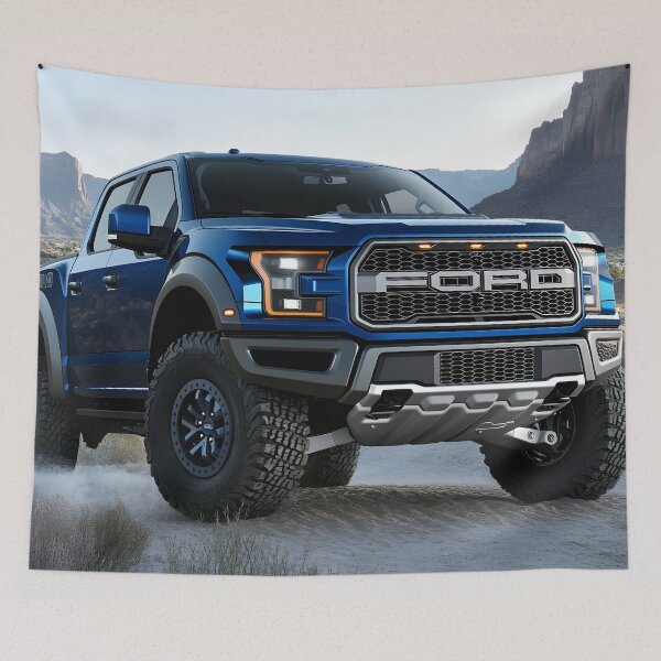Item preview, Midnight Blue Ford Raptor F-150 – Bold Elegance Meets Off-Road Power VI designed and sold by AutoPopStudio.