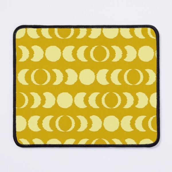 Item preview, Moon Phases Pattern Yellow Gold designed and sold by Mountain Flower.