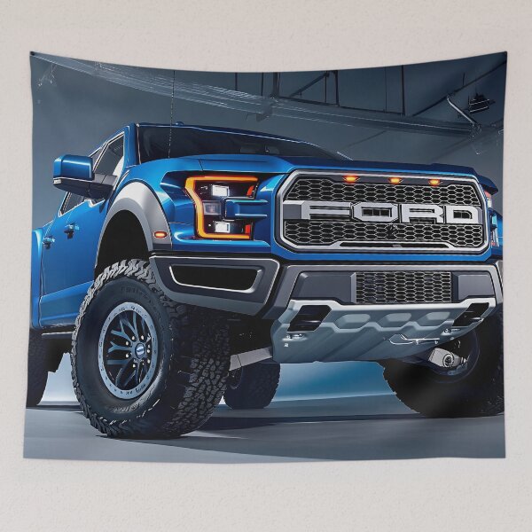 Item preview, Midnight Blue Ford Raptor F-150 – Bold Elegance Meets Off-Road Power VII designed and sold by AutoPopStudio.