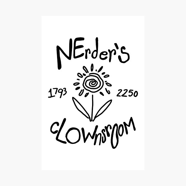 Item preview, Nerder’s Clownsroom designed and sold by ValPal0720.