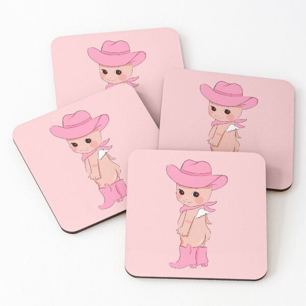 Aperçu de l'œuvre Chérubin de la Cowgirl | Cowgirl rose créée et vendue par StudioKitti.