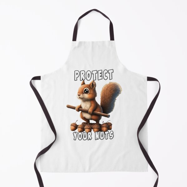 Item preview, Nut Guard – Hilarious Squirrel Slogan Design for Men designed and sold by iamhewho.