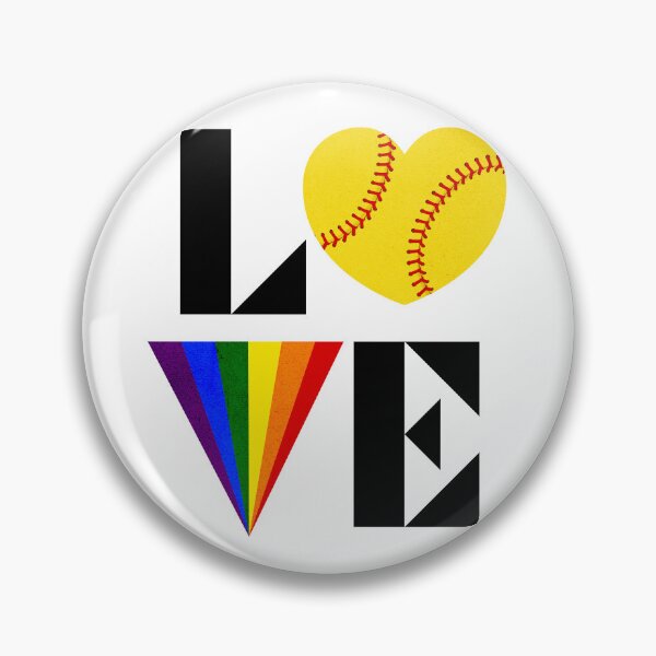 Item preview, Amor angustiado y softbol designed and sold by Double7Designs.
