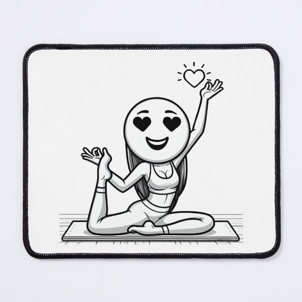 Item preview, Yoga Emoji designed and sold by Made-by-Gus.