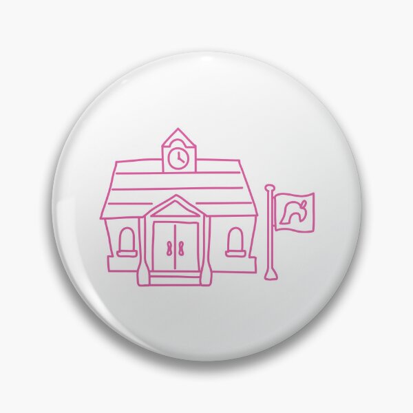 Item preview, town hall / resident service building acnh sketchy doodle!  designed and sold by monkeybananas.
