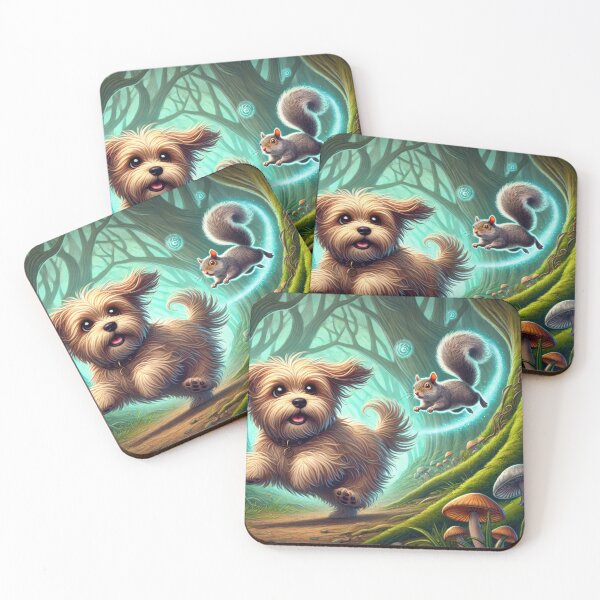 Item preview, Dog Chasing Squirrel designed and sold by Johnny MeatShield.