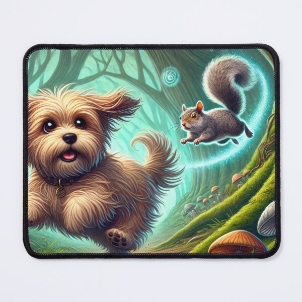 Item preview, Dog Chasing Squirrel designed and sold by Johnny MeatShield.