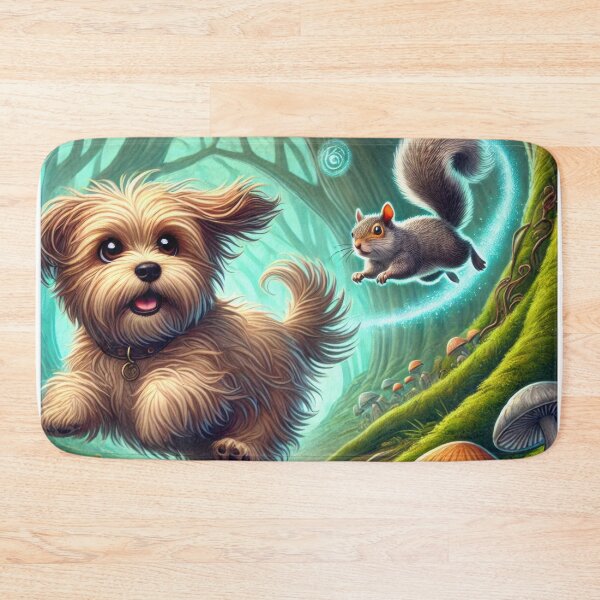 Item preview, Dog Chasing Squirrel designed and sold by Johnny MeatShield.
