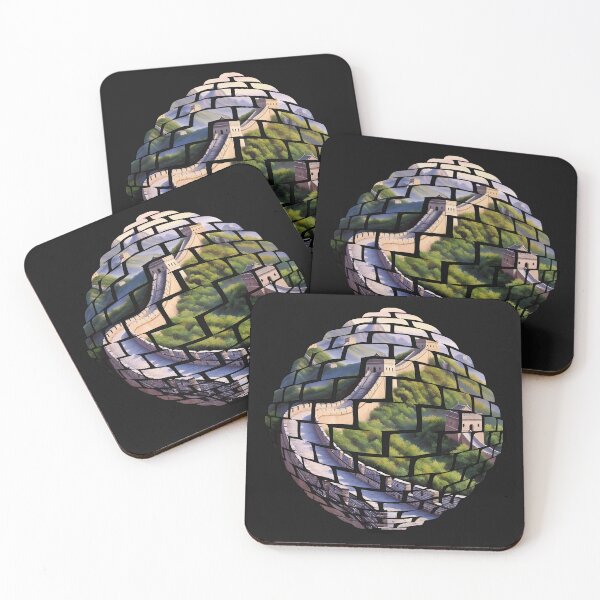 Item preview, The Great Wall of China Reimagined: Mosaic Sphere designed and sold by colorfulofparty.