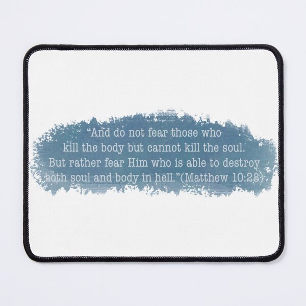 Item preview, Jesus, Faith, Stickers, Christian, Bible Verses, Christianity, Words of God, Matthew 10:28, Light Blue designed and sold by SHiNStudio.