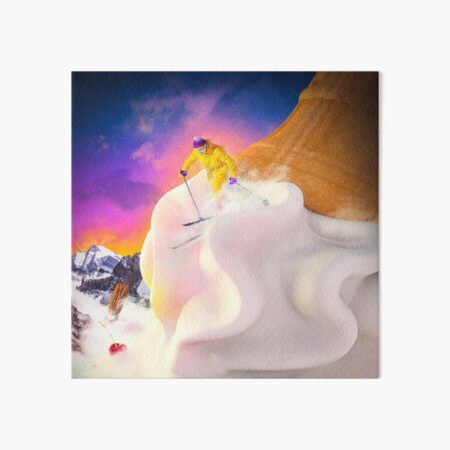 Snow Cone Art Board Print