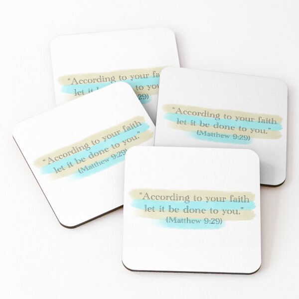 Item preview, Jesus, Faith, Stickers, Christian, Bible Verses, Christianity, Words of God, Matthew 9:29 designed and sold by SHiNStudio.