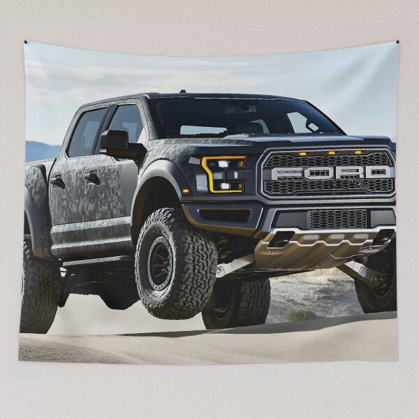 Item preview, Black Ford Raptor F-150 – Power, Performance & Prestige VI designed and sold by AutoPopStudio.