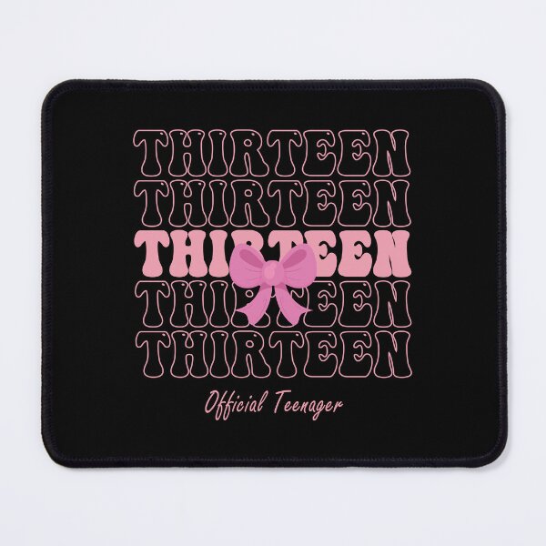 Item preview, 13 Year Old Pink Coquette Bow Official Teenager 13th Bday designed and sold by Blok45.