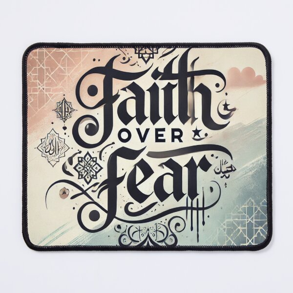 Item preview, ✨ Faith Over Fear - Inspirational Islamic Calligraphy ✨ designed and sold by AkilaCreations .
