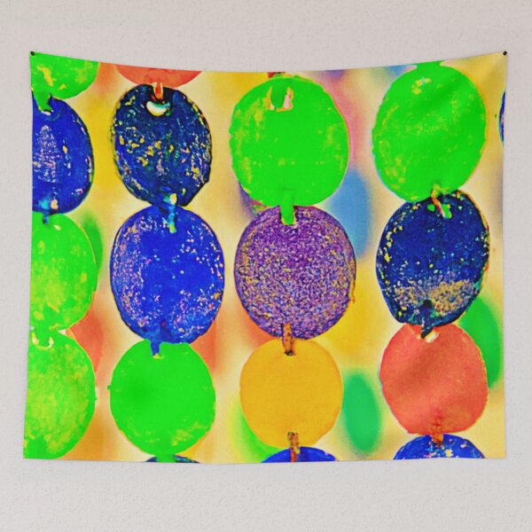 Item preview, Vibrant Bead String Design designed and sold by Health And Fitness Posts e-Store.