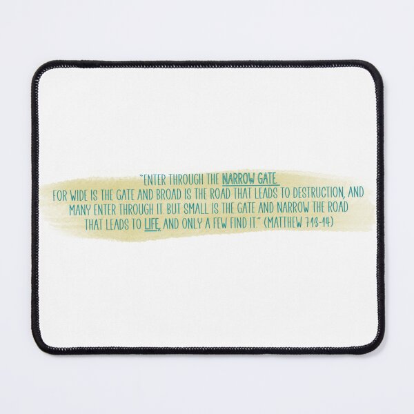 Item preview, Jesus, Faith, Stickers, Narrow Gate, Life, Christian, Bible Verses, Christianity, Words of God, Matthew 7:13-14 designed and sold by SHiNStudio.