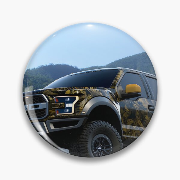 Item preview, Camo Ford Raptor F-150 – Built for Adventure, Designed to Stand Out III designed and sold by AutoPopStudio.