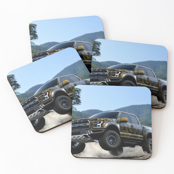 Item preview, Camo Ford Raptor F-150 – Built for Adventure, Designed to Stand Out III designed and sold by AutoPopStudio.