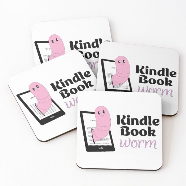 Item preview, Kindle Book Worm designed and sold by UnhingedByMeg.